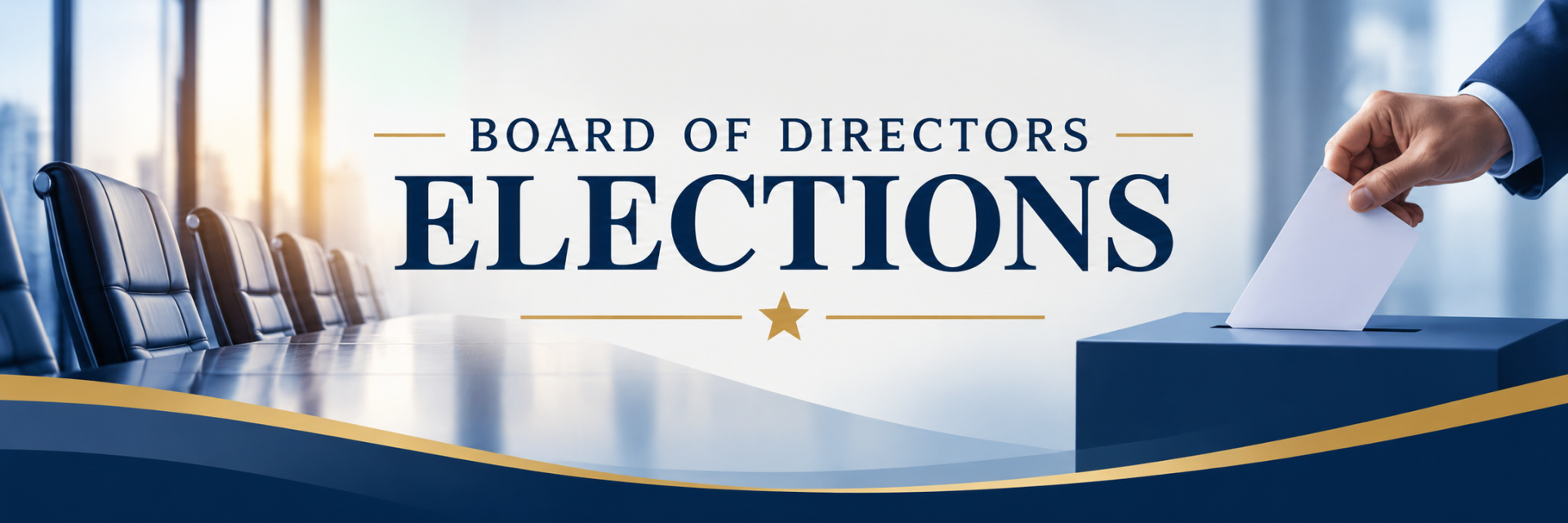Board of Directors Elections Banner